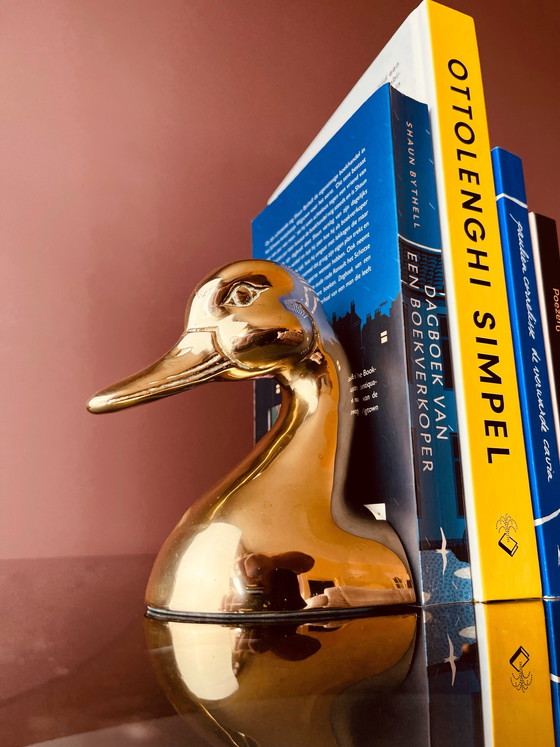 Image 1 of Einzigartig! Set aus Messingenten als Buchstützen