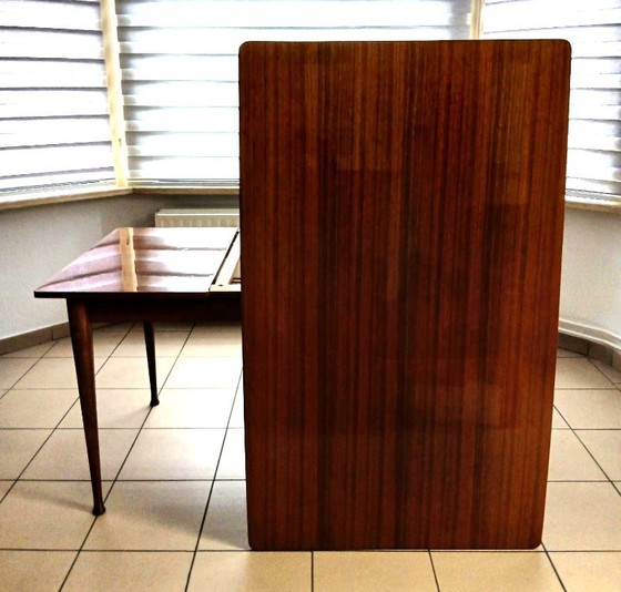 Image 1 of Mesa plegable de mediados de siglo - teca - Bélgica