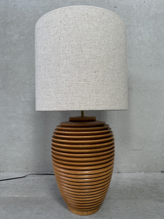 Image 1 of Lampada da tavolo XL vintage - legno