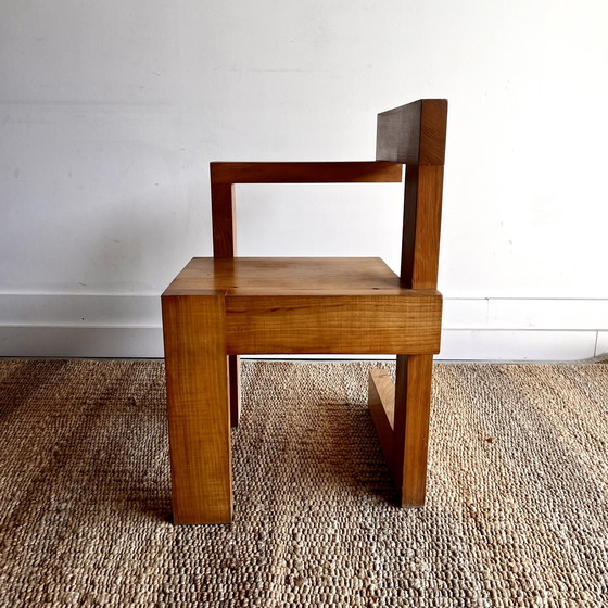 Image 1 of Sedia Rietveld Steltman Design olandese