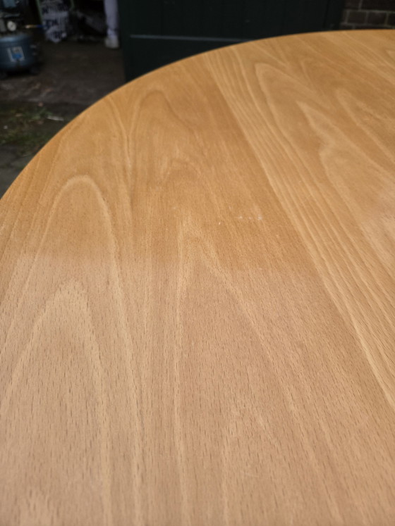 Image 1 of Leolux trias ronde design eettafel Hugo de Ruiter jaren 90