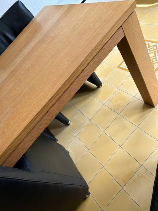 Large oak dining table - 225x100 cm
