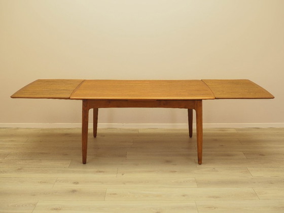 Image 1 of Mesa de teca, diseño danés, década de 1970, fabricada en Dinamarca.
