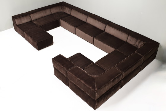 Image 1 of 21-piece COR TRIO corner sofa by COR Furniture *New upholstery*, Switzerland / Germany - 1972