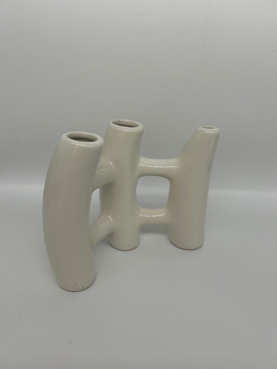 Image 1 of brutalistische keramische vaas