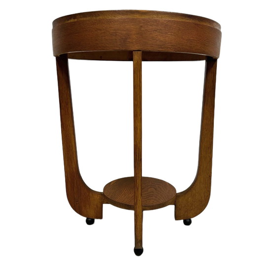 Image 1 of Vintage side table Amsterdam School Art Deco 1930s