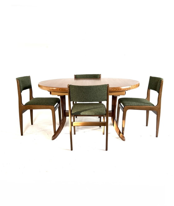 Image 1 of Vintage extendable teak dining table, Denmark 1960s
