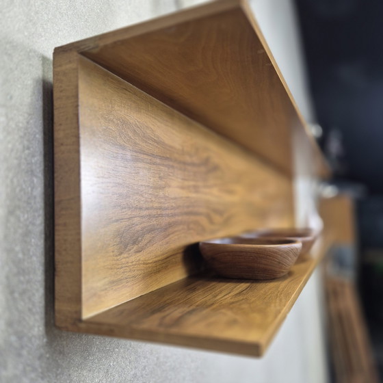 Image 1 of Wilhelm Renz, Walter Wirz vintage wall shelf bookshelf 60's