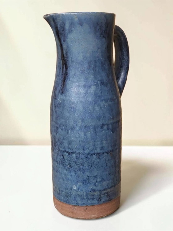 Stoneware jug J&N Pierlot Ratilly / Puisaye. 1960s. – Glass & Decanter, Porcelain, Vintage (photo 2 of 10)