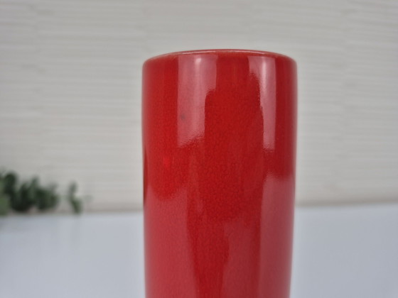 Vaso vintage SicArt modello 009. Ceramica arancione/rossa. – Vasi (photo 5 of 8)