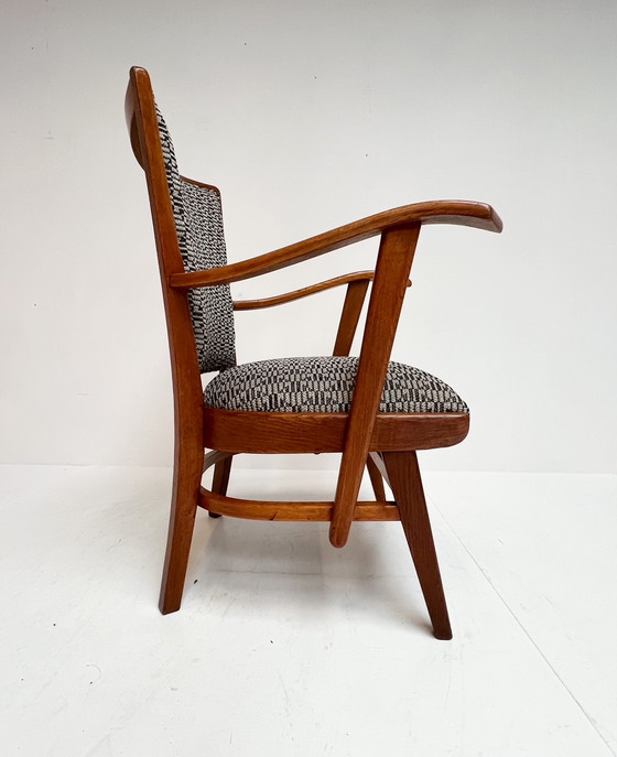 Image 1 of Fauteuil vintage retapissé, 1960's