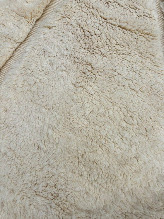 Handwoven wool rug - Plain rug - Moroccan rug 2.5x1.5m – Rugs & carpets, Cotton (photo 9 of 11)