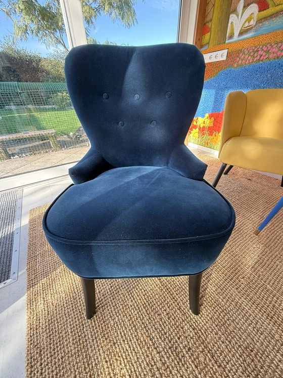 Complete cozy seating area, 4 armchairs, coffee table and rug, Other, Blue (photo 2 of 13)