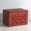 Malle chinoise ancienne peinte en bois de pin – Chine, circa 1930 – Armoires de rangement, Metal (photo 7 of 40)