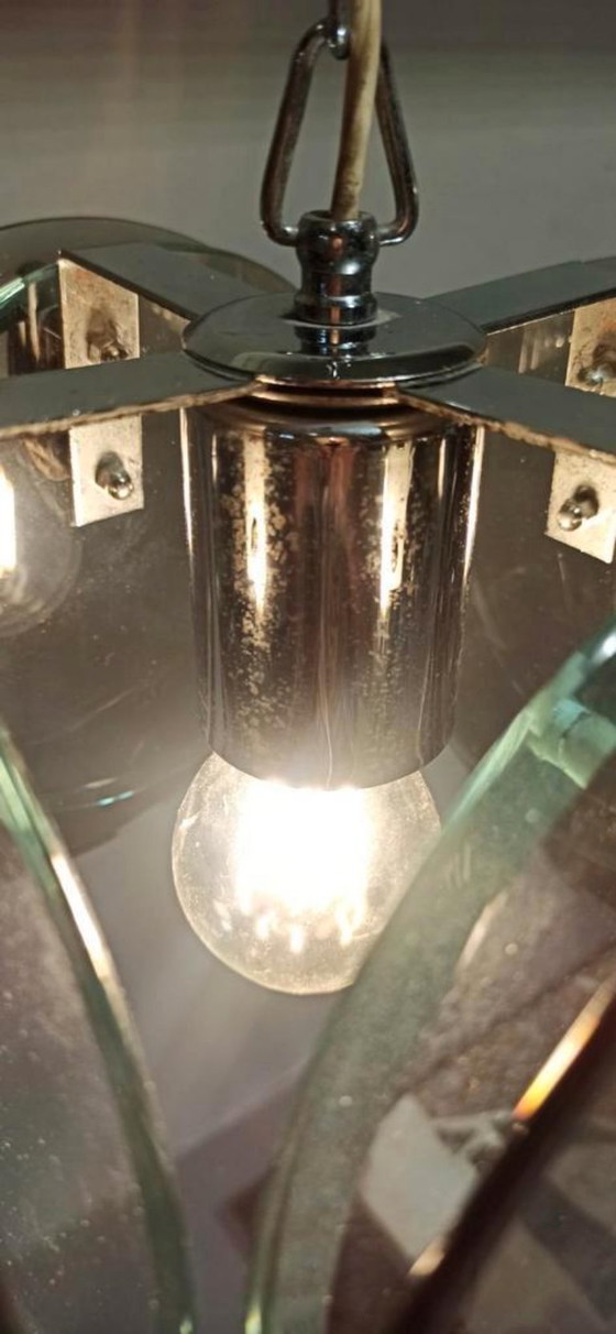 Image 1 of Lampada a sospensione italiana vintage Veca