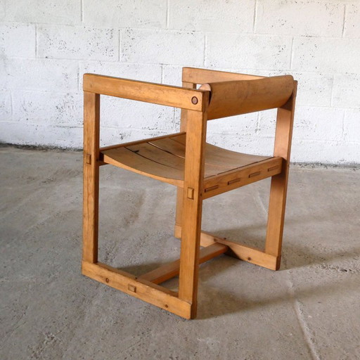 Pine armchair by Edwin Helseth, Trybo Norway, 1964