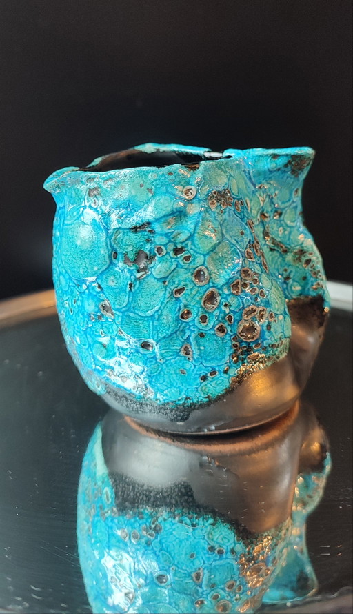 Petit pot à lait en céramique Cyclope Emaux des Glaciers