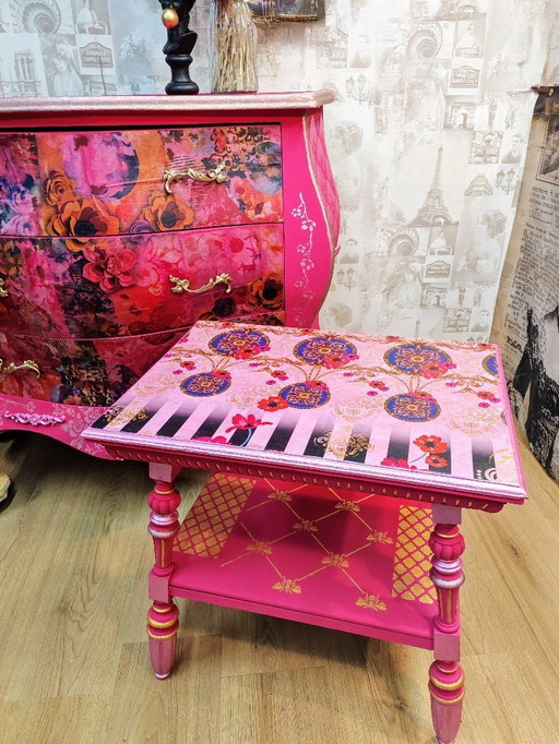 Ladekast met salontafeltje set