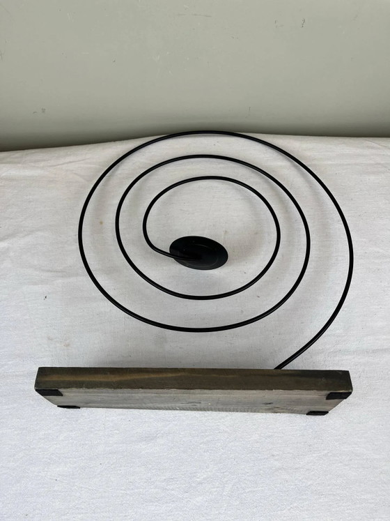 Candelabro espiral escultural – Portavelas, Wood, Iron (photo 8 of 12)