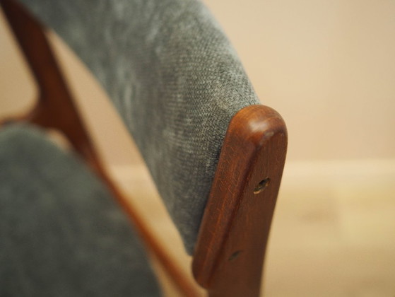 Image 1 of Set di quattro sedie in teak, design danese, anni '70, prodotte in Danimarca.