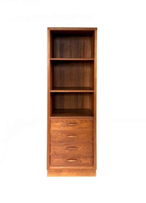 Bibliothèque vintage en teck, Dyrlund '70