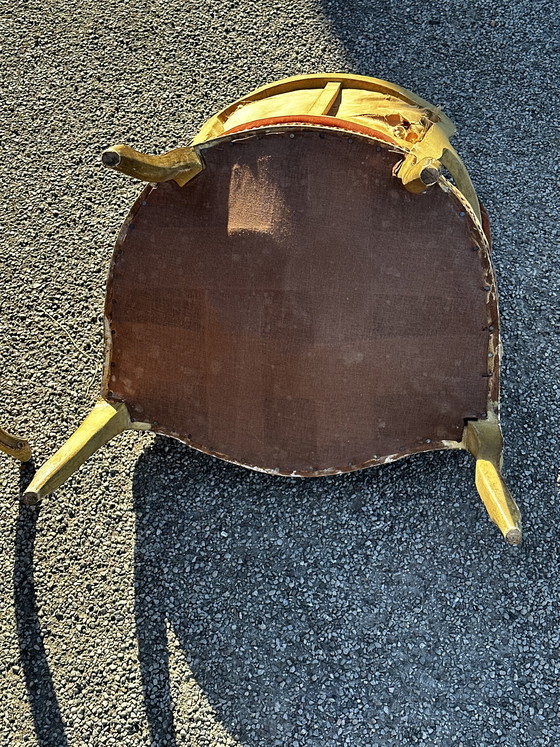 Image 1 of Set di 4 poltrone cabriolet in stile Luigi XV