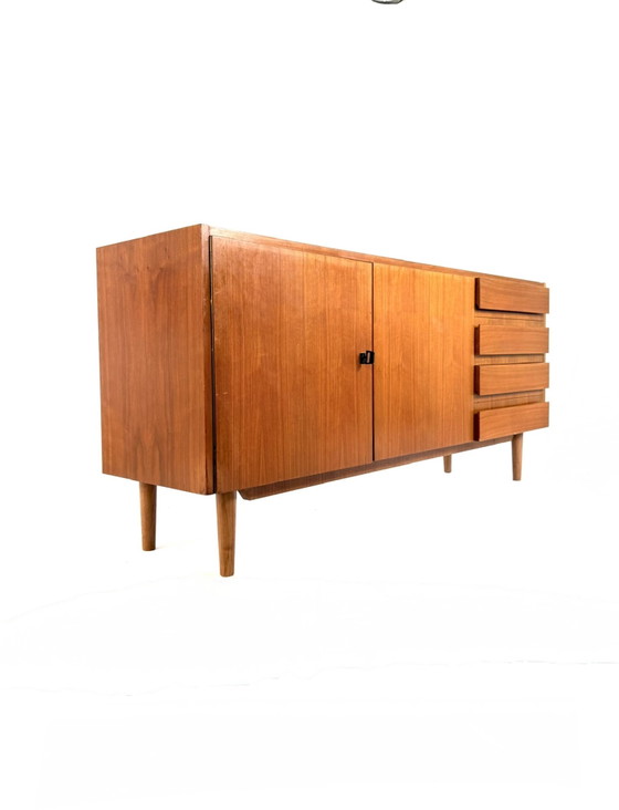 Vintage teak sideboard/TV cabinet '60 – Wood, Metal (photo 11 of 13)