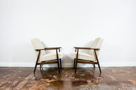 Image 1 of Fauteuils vintage, modèle 300-190, par H. Lis, Pologne, années 1970, lot de 2