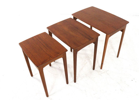 Svend Åge Madsen Nesting Tables Vintage Deens Teak – Svend Age Madsen, Bijzettafels, Wood (photo 21 of 22)