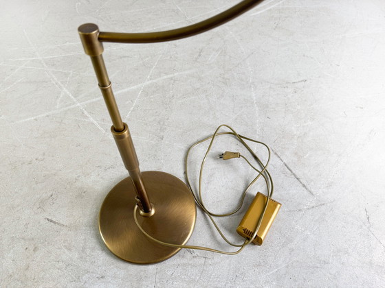 Image 1 of Lampada da tavolo del Midcentury lampada da scrivania in ottone vintage 1960