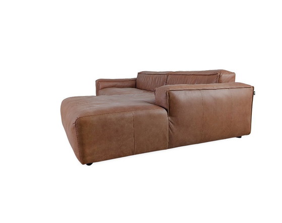 Image 1 of Divano ad angolo in pelle originale Freistil 187, marrone, divano di design di Rolf Benz