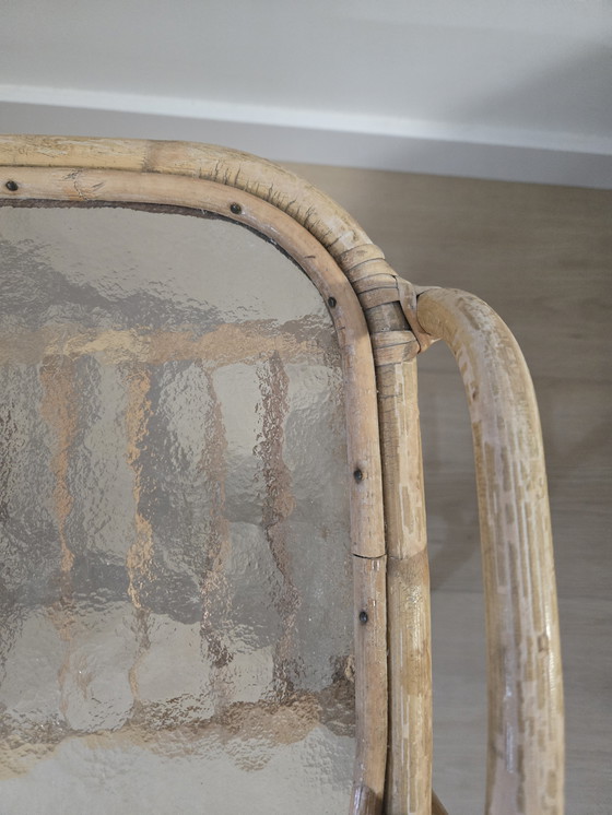 Image 1 of Vintage rattan table