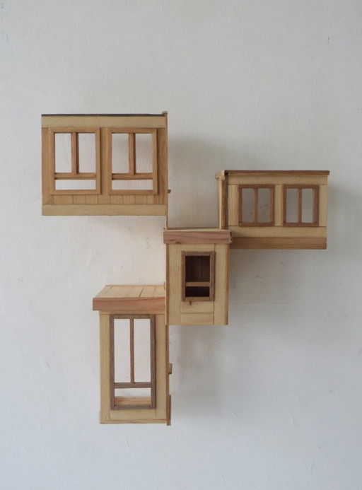 Eric van Solm - 'Vue' – beeldhouwkunst, Wood