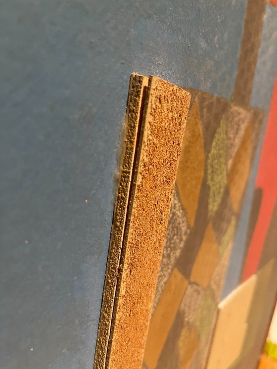 Image 1 of Kubistische Malerei - Inspiriert von Pablo Picasso Harlekin