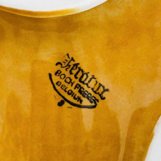 Tagliere per formaggi vintage in ceramica Boch Frères, anni '50 – Boch Frères Keralux, Accessori da tavola (photo 9 of 9)