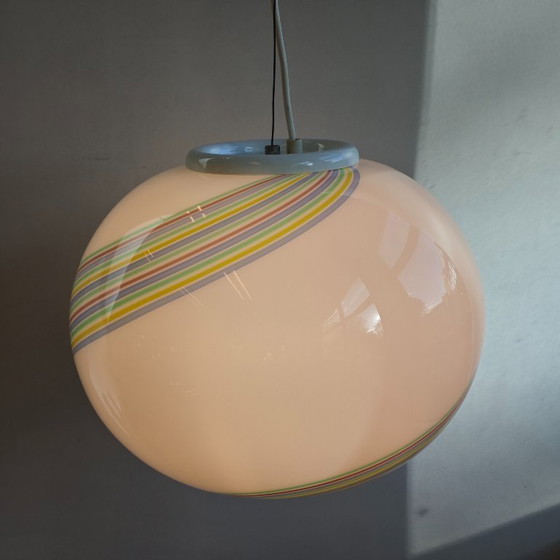 Image 1 of Lampada a sospensione vintage Murano Swirl