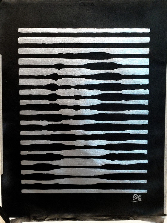 Image 1 of Walter Geraci - Gioconda Stripes (Silver)