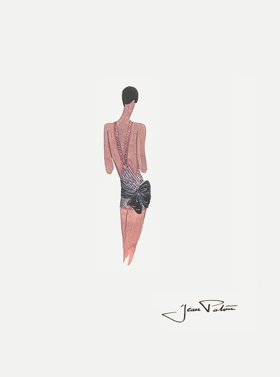 Image 1 of Jean PATOU Dessin de Mode IV Siebdruck 1996