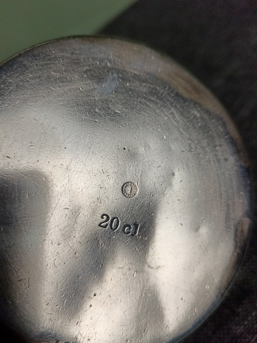 Arthur Krupp silver-plated teapot from the early 1900s