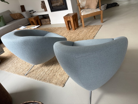 Artifort Hanna - Lot de deux - Bleu clair – Fauteuils, Wool (photo 3 of 5)