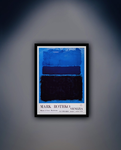 Mark Rothko: "Exhibition Venezia, 1970".