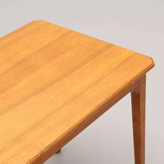 Image 1 of Vintage Scandinavian walnut coffee table by Carl Malmsten - Sweden - 1960s