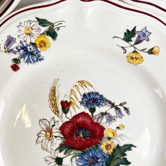 Set of 6 "Agreste" Sarreguemines dinner plates, 20th century – Crockery, Ceramic (photo 9 of 12)