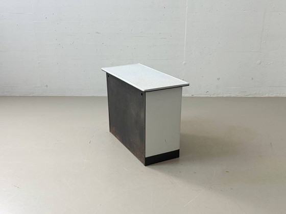 Image 1 of Metal sideboard / kitchen cabinet in industrial style, 1950s