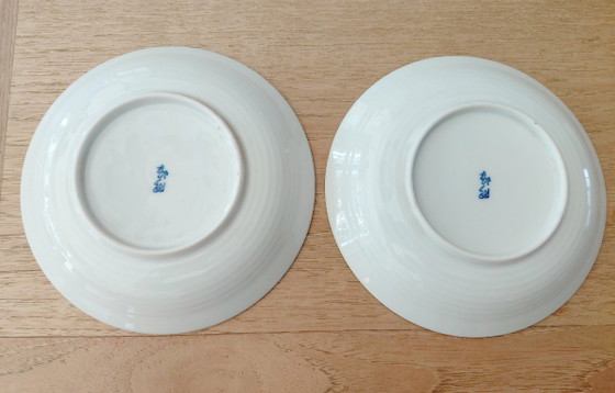 Ensemble de 2 soucoupes vintage en porcelaine Arita Imari japonaise – Objets déco (photo 7 of 11)