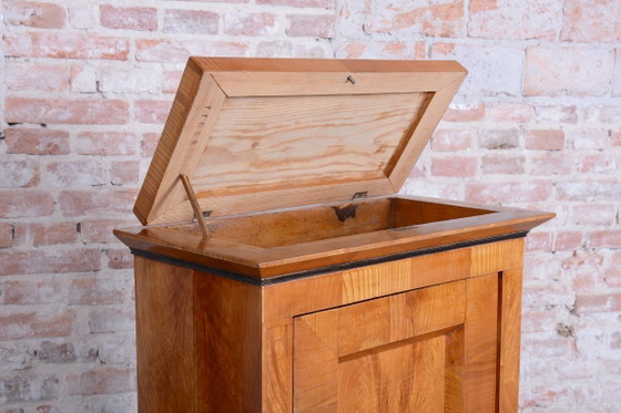 Gerestaureerd Biedermeier-kastje, essenhout, sparrenhout, Pools, Tsjechisch, jaren 1830 – Kasten, Wood (photo 10 of 21)