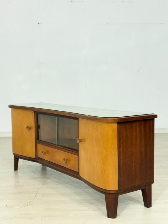 Image 1 of Vintage ladekast / Dressoir uit het midden van de vorige eeuw / Laag dressoir uit de jaren 60