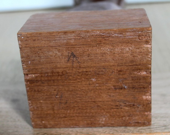 Image 1 of Afrikanische Büste, Holz, Mid-Century-Modernismus, 37 cm hoch