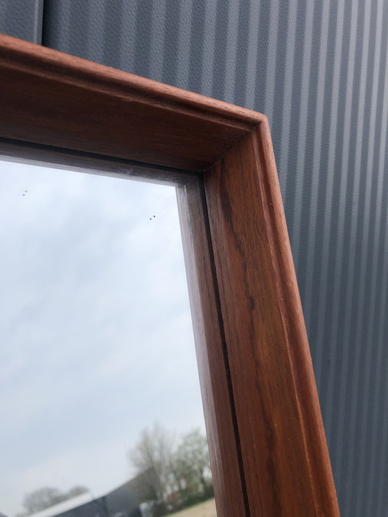 Image 1 of Vintage mirror with teak wood frame