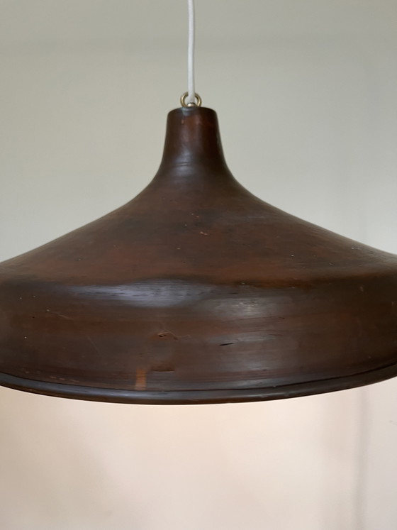 Lampada a Sospensione Vintage Mid-Century – Rame Scuro / Metallo Marrone, Anni '60/'70 – Lampade a sospensione (photo 7 of 9)